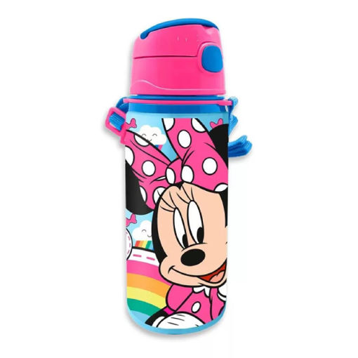 Picture of Disney Minnie Aluminium Bottle with Strap 600ml